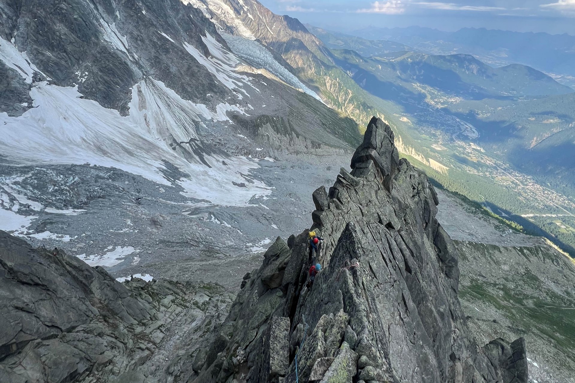 Ascension aiguille du Peigne