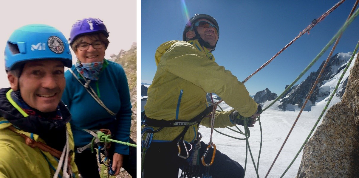 Sylviane et Lionel Compagnie des guides de Chamonix