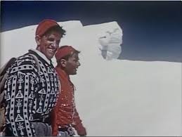 Maurice Baquet et Gaston Rébuffat dans Etoile et tempête - Compagnie des guides de Chamonix