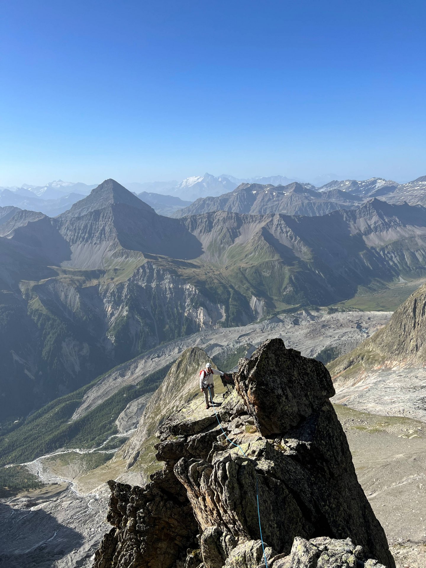 Aiguille Croux arête sud ouest cheney
