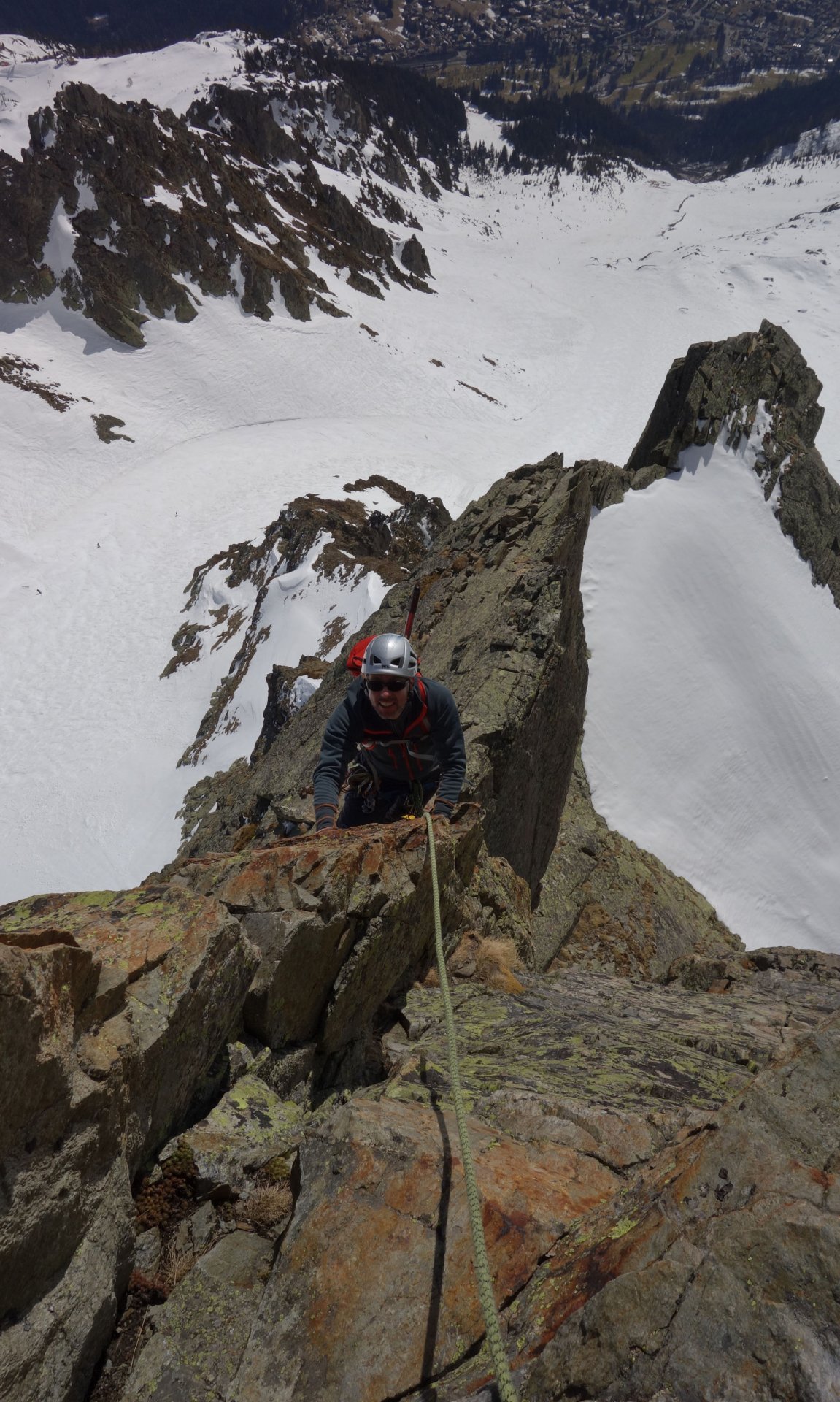  Arête sud est Aiguille de l'Index Aiguilles Rouges Chamonix 
