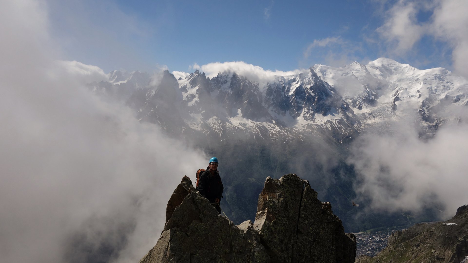  Arête sud est Aiguille de l'Index Aiguilles Rouges Chamonix 