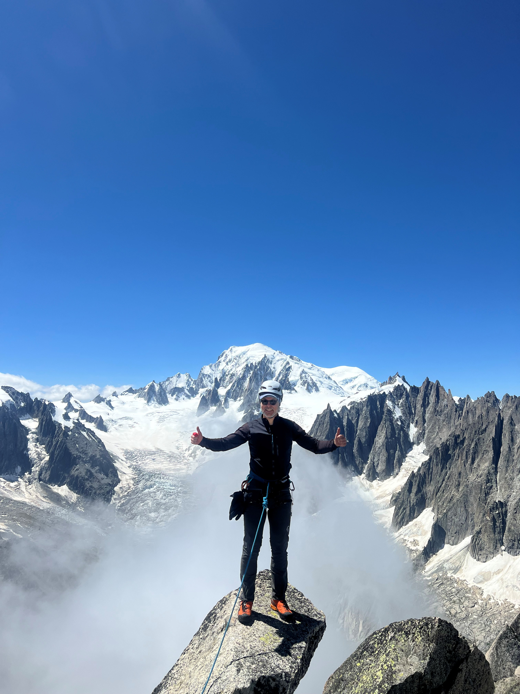 Sommet aiguille du Moine