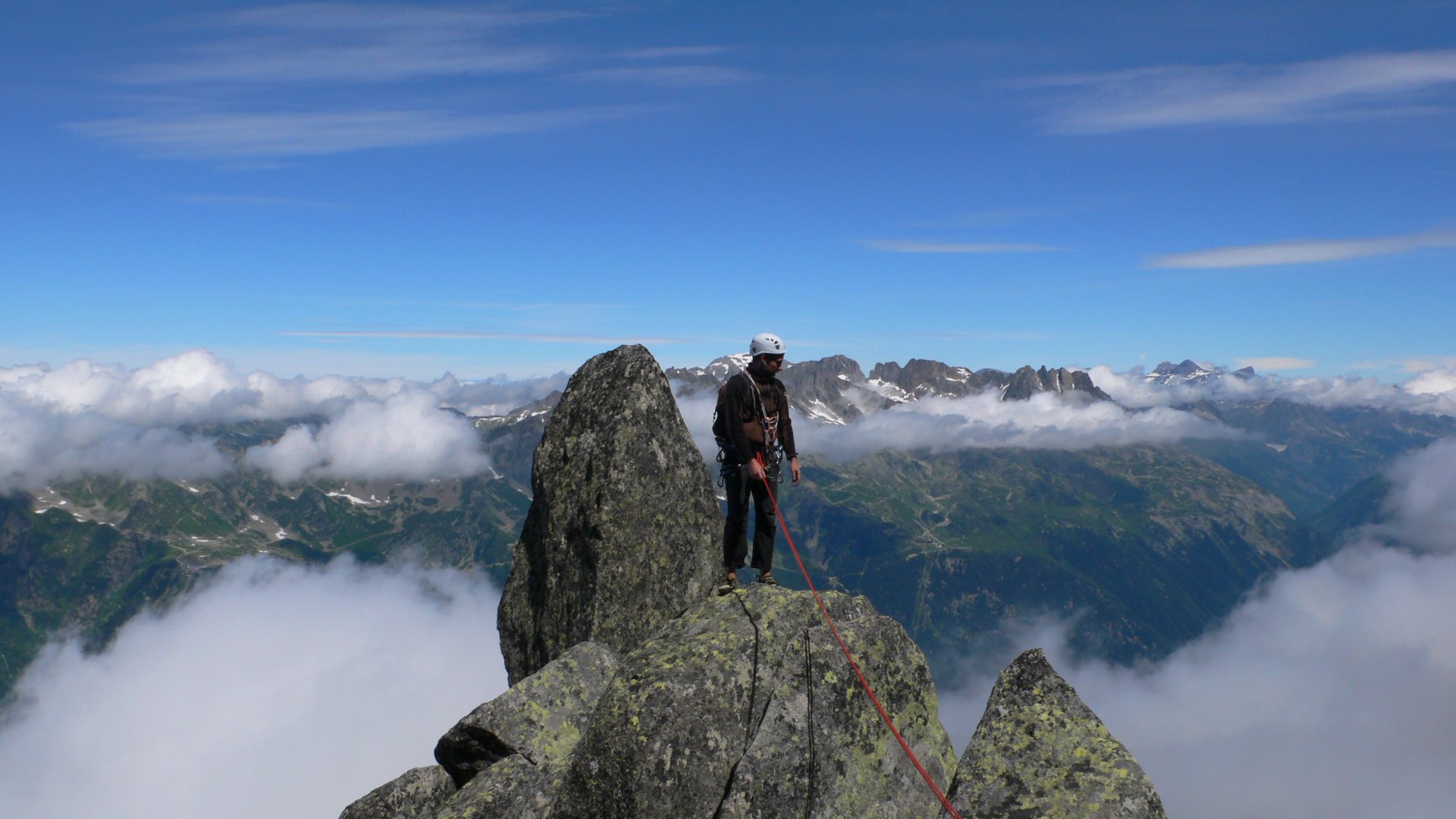 Aiguille du Peigne Chamonix arête des Papillons
