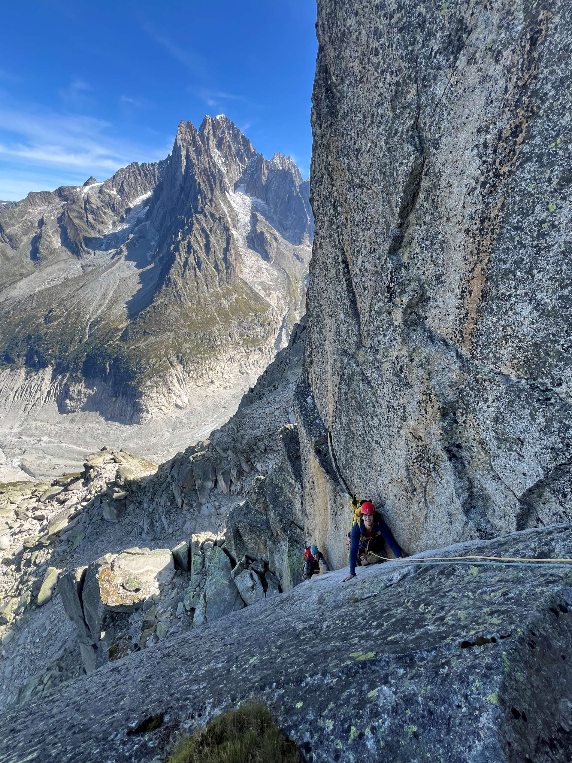 Ascension Aiguille de l’M, Arête NNE 