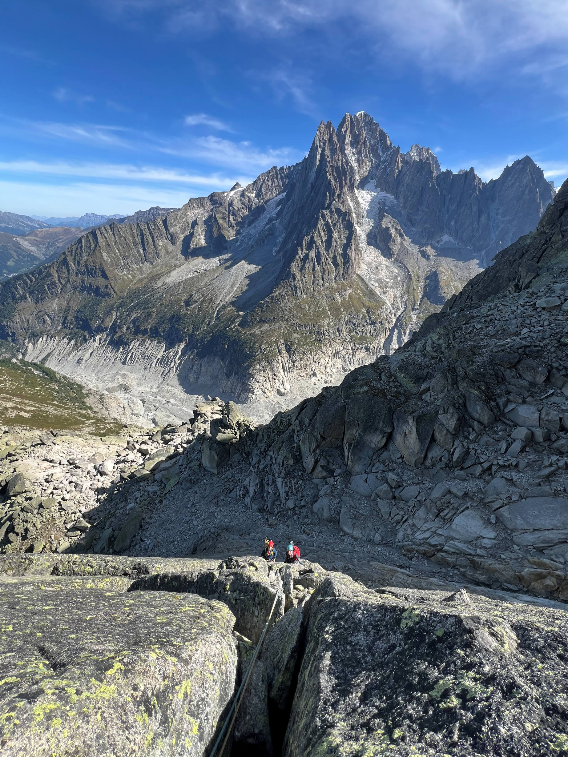 Ascension Aiguille de l’M, Arête NNE 