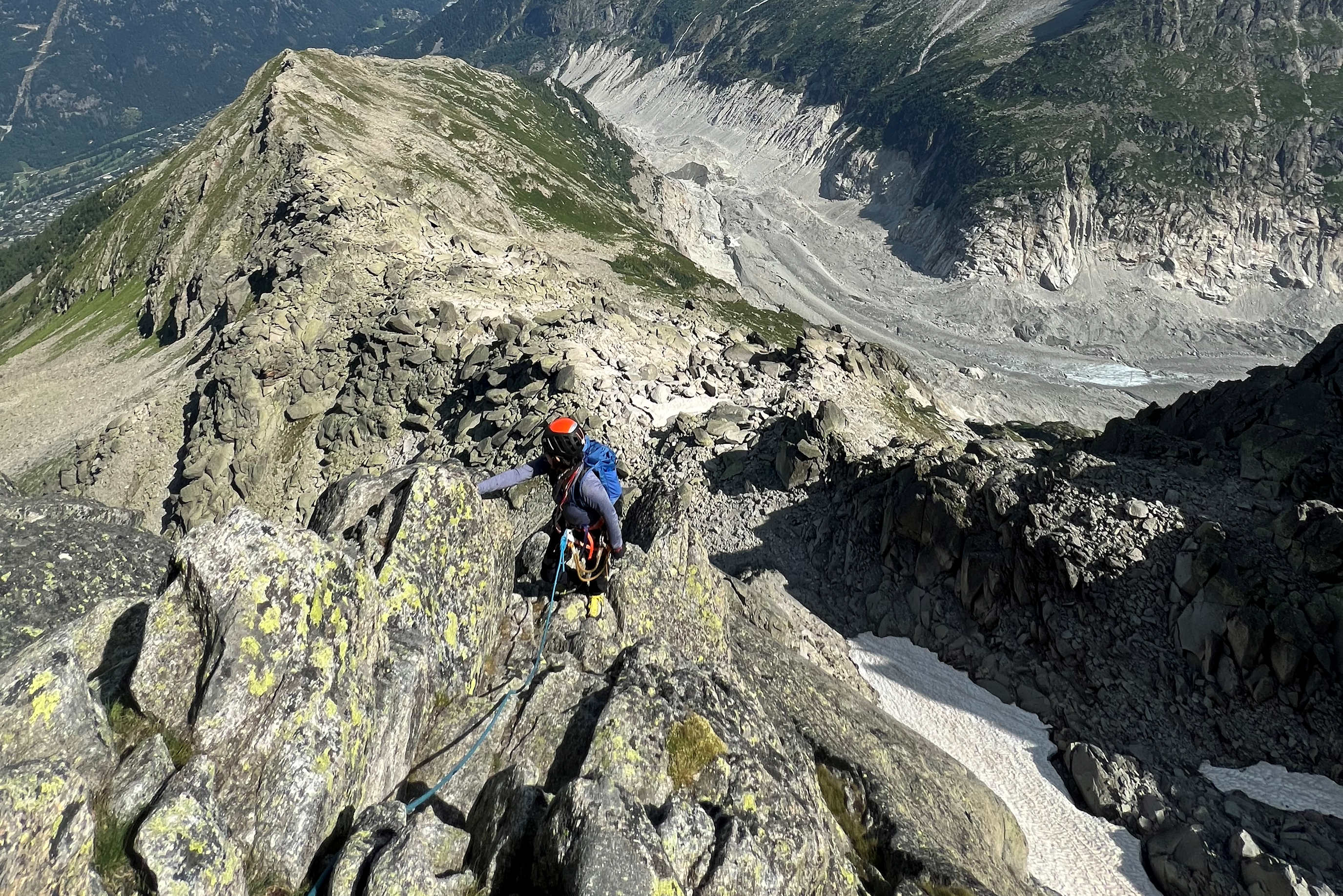 Ascension Aiguille de l’M, Arête NNE 