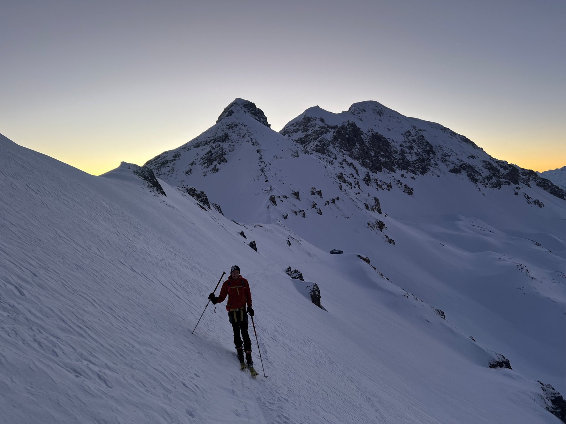 ski de randonnee grande dent de Morcles cabane de fenestral