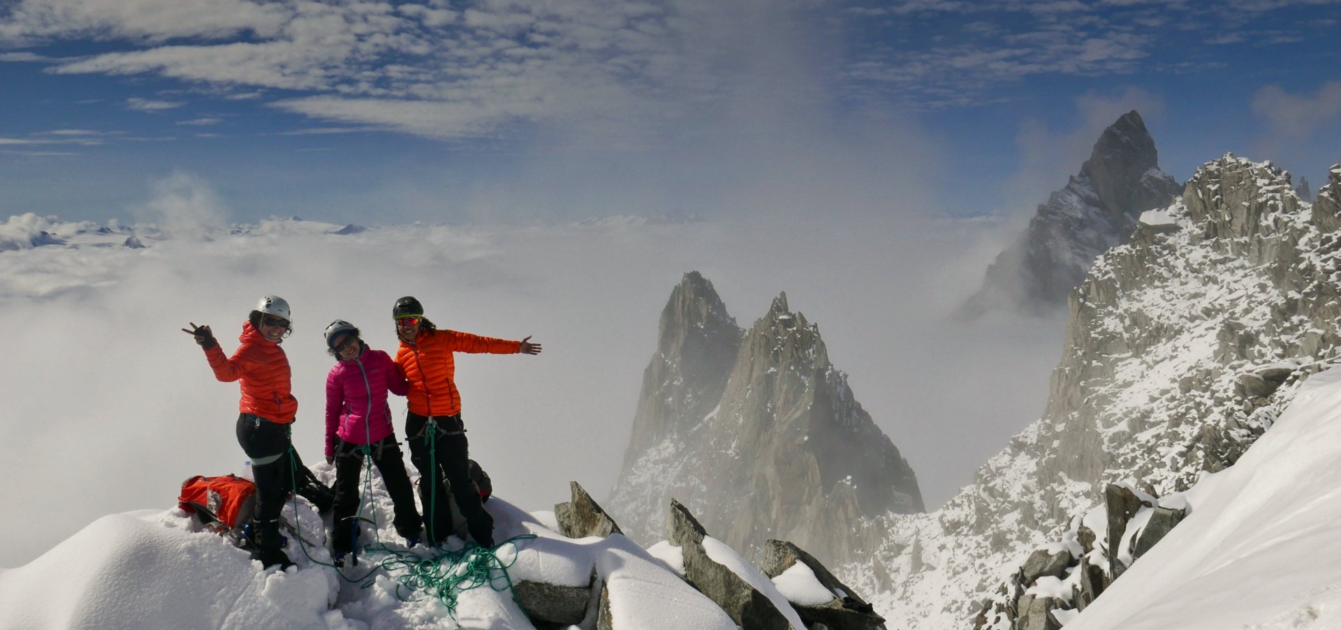 Stage initiation alpinisme Chamonix massif du Mont Blanc