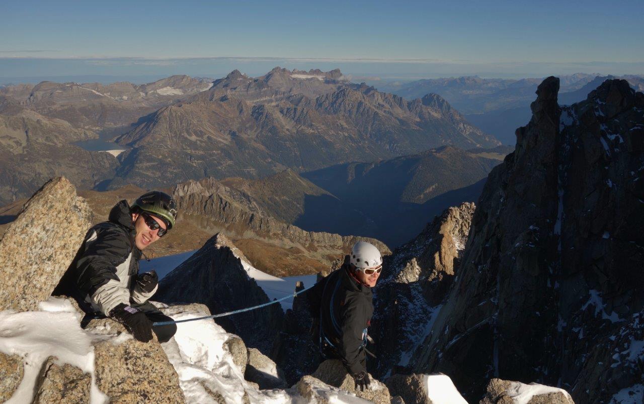 aiguille du tour climb