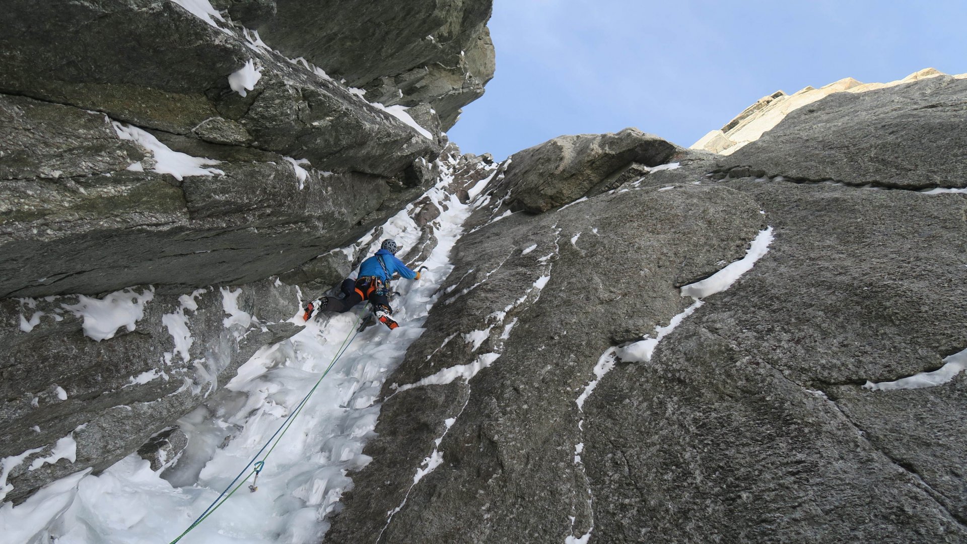Goulotte Chamonix Mont Blanc Tacul