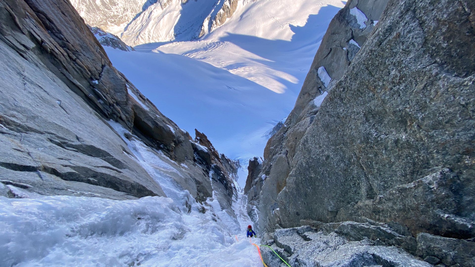 Goulotte Chamonix Mont Blanc Tacul
