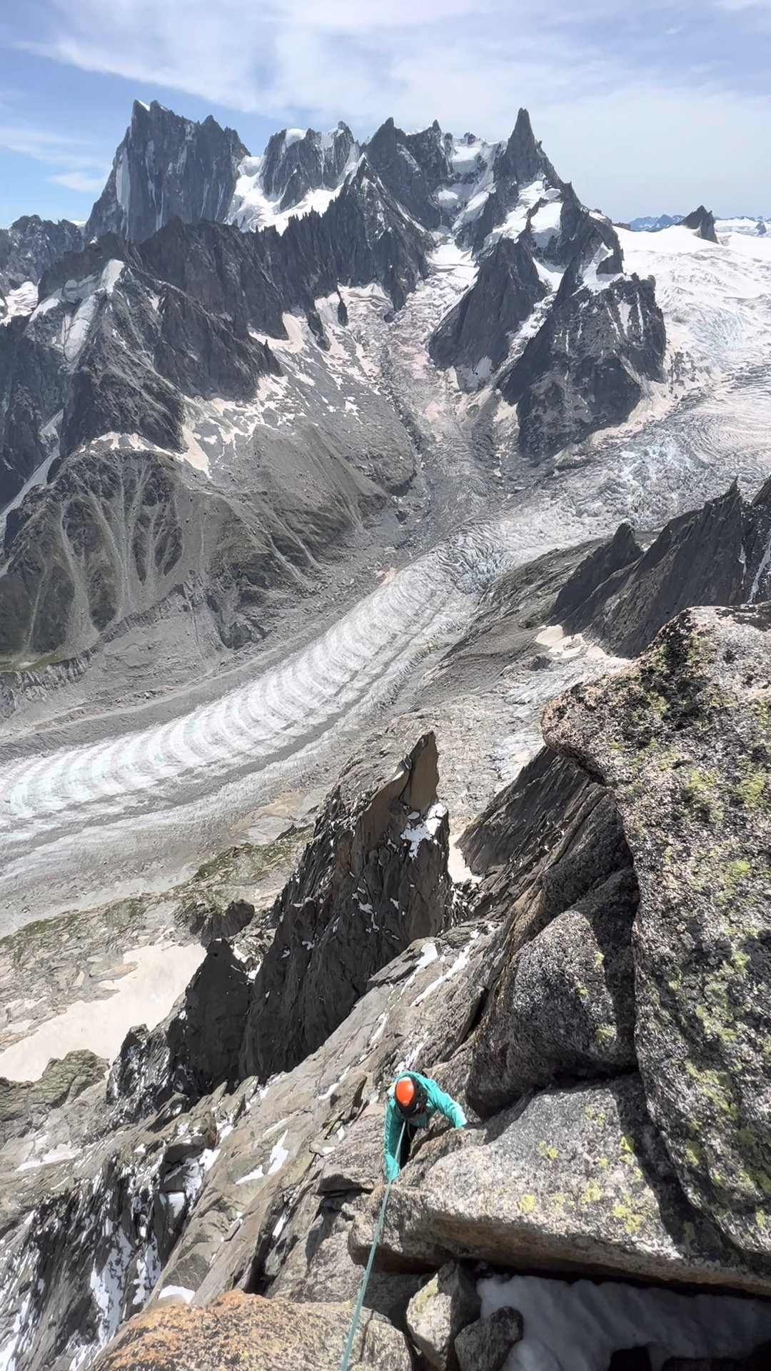 Traversée Grépon Mer de Glace fissure Knubel