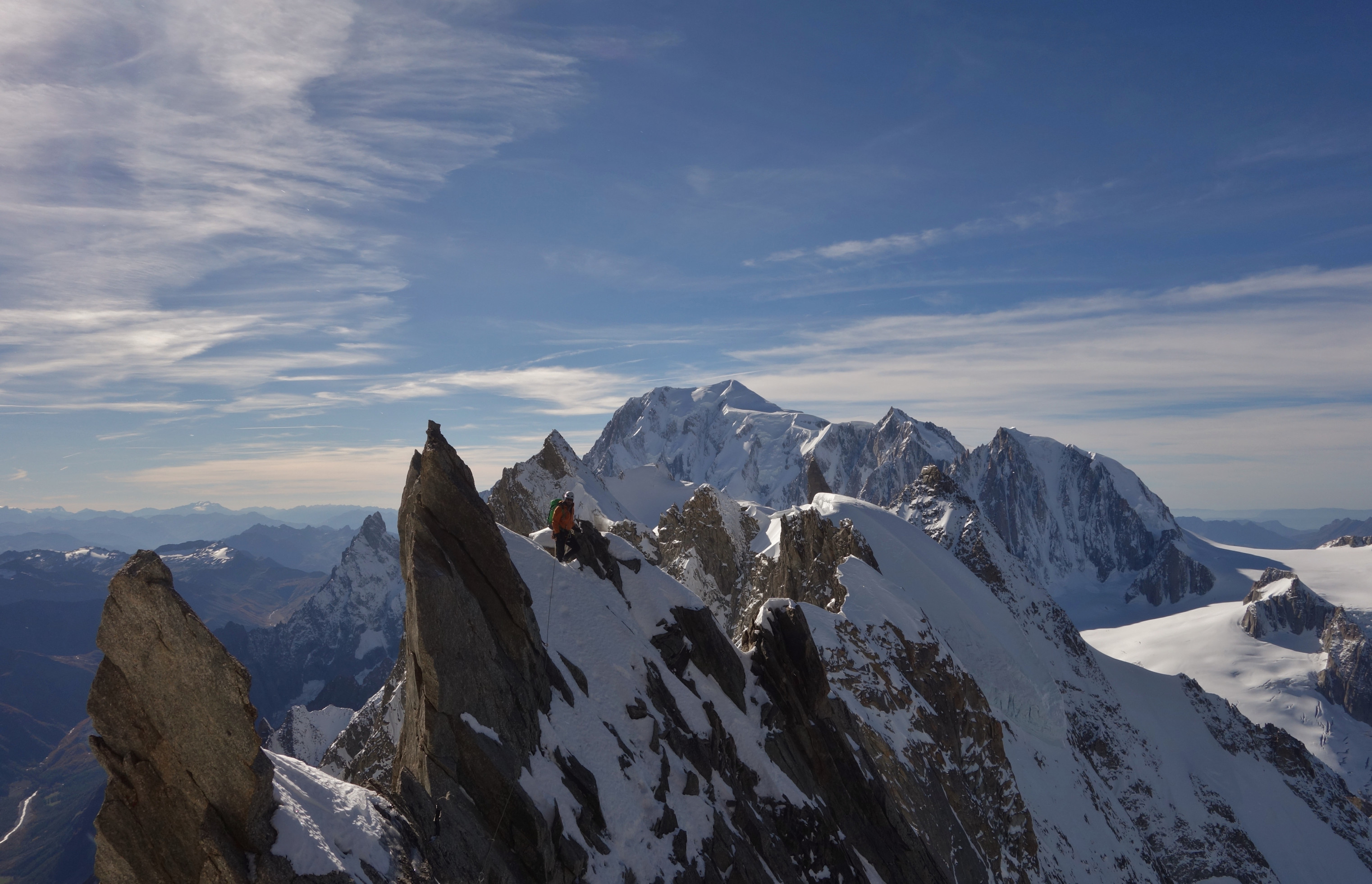 Grandes Jorasses, traversée Rochefort Jorasses