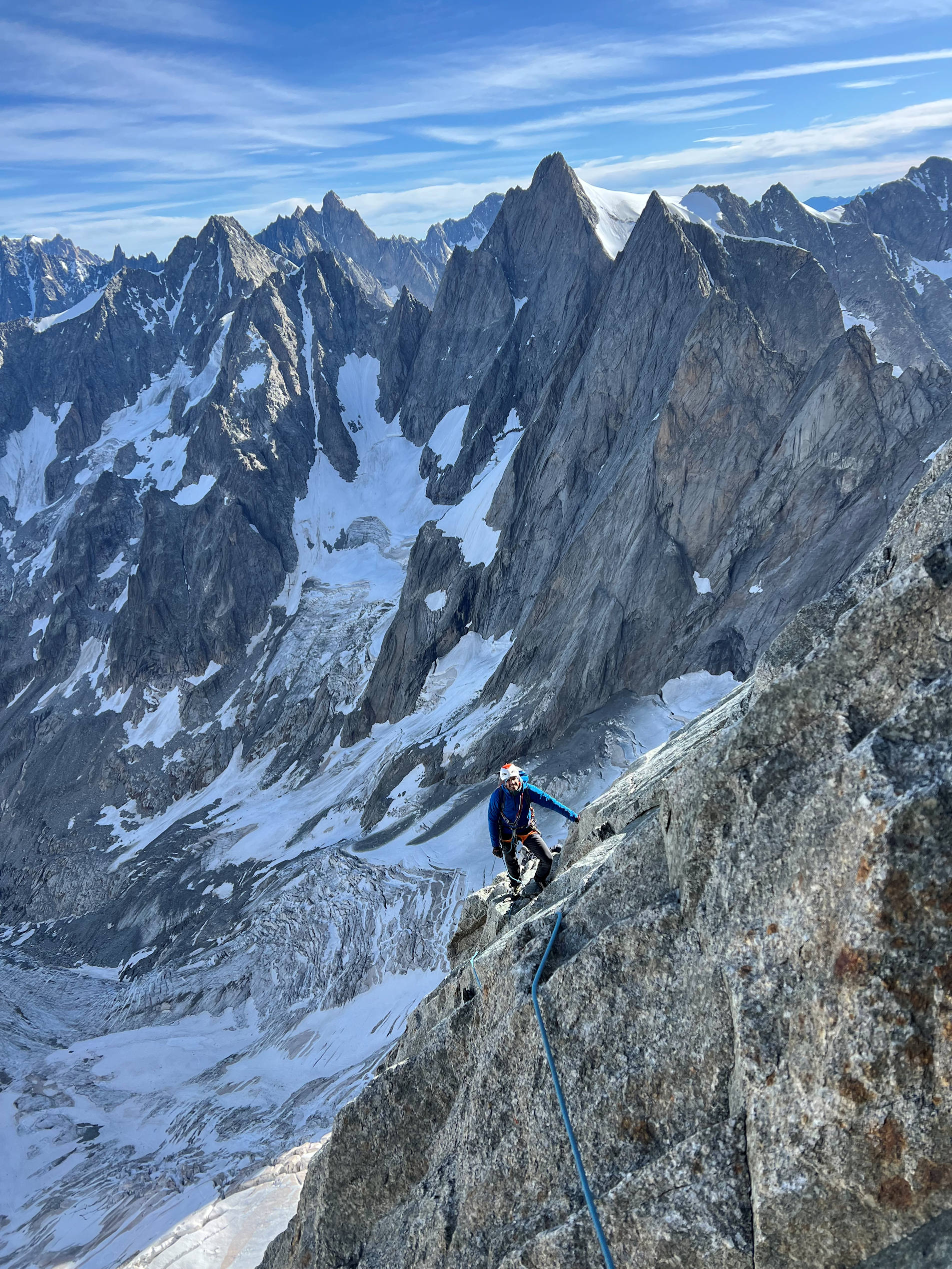 Grandes Jorasses, éperon Walker