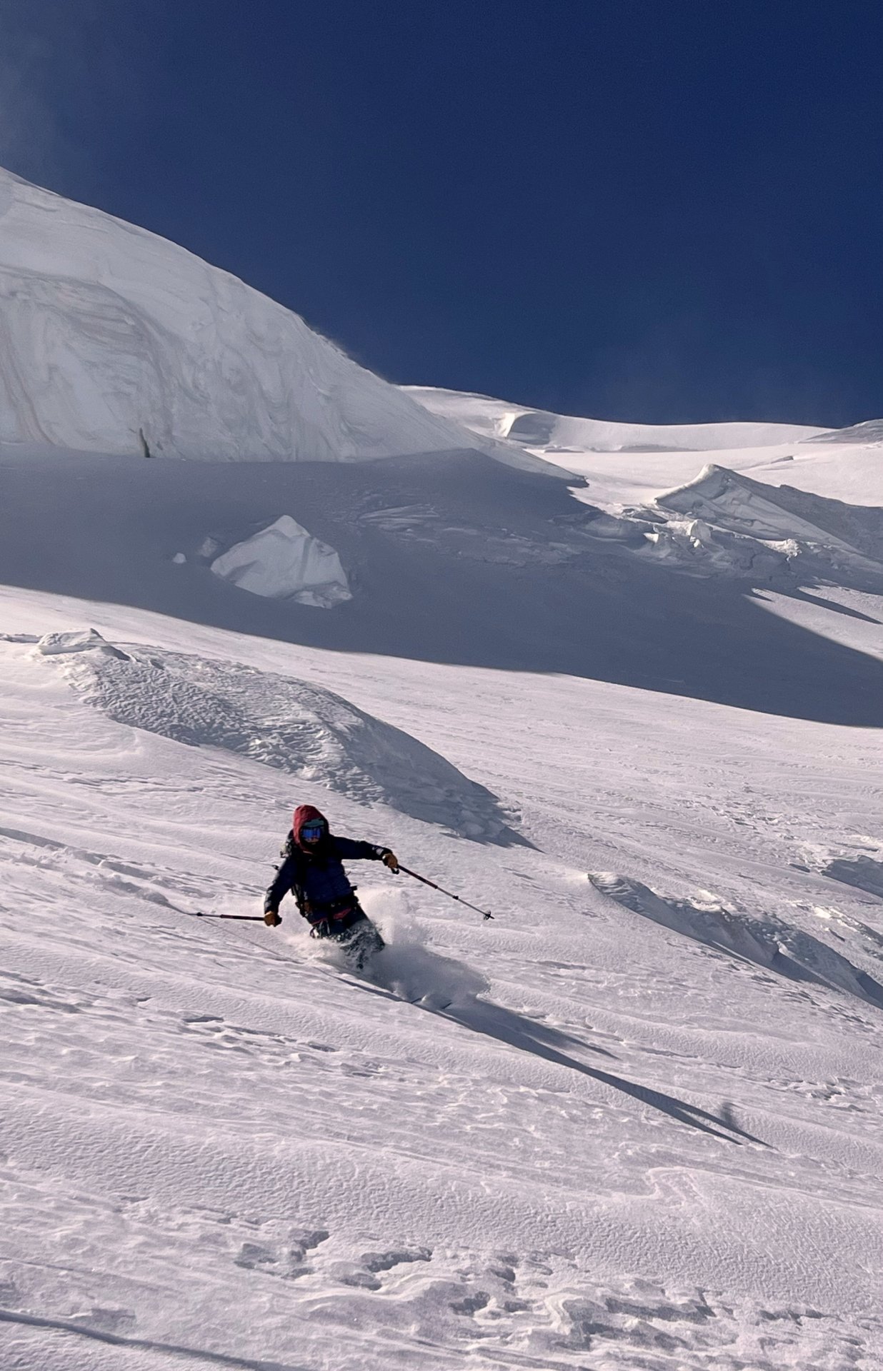 Ski de randonnée Mont Blanc, face nord
