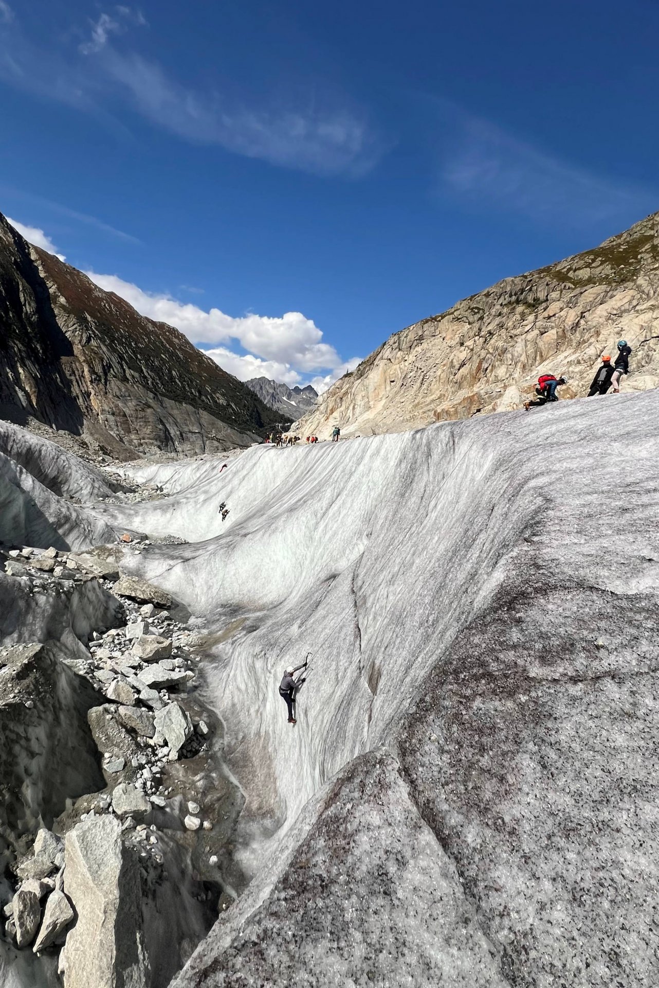 Stage initiation alpinisme Chamonix massif du Mont Blanc
