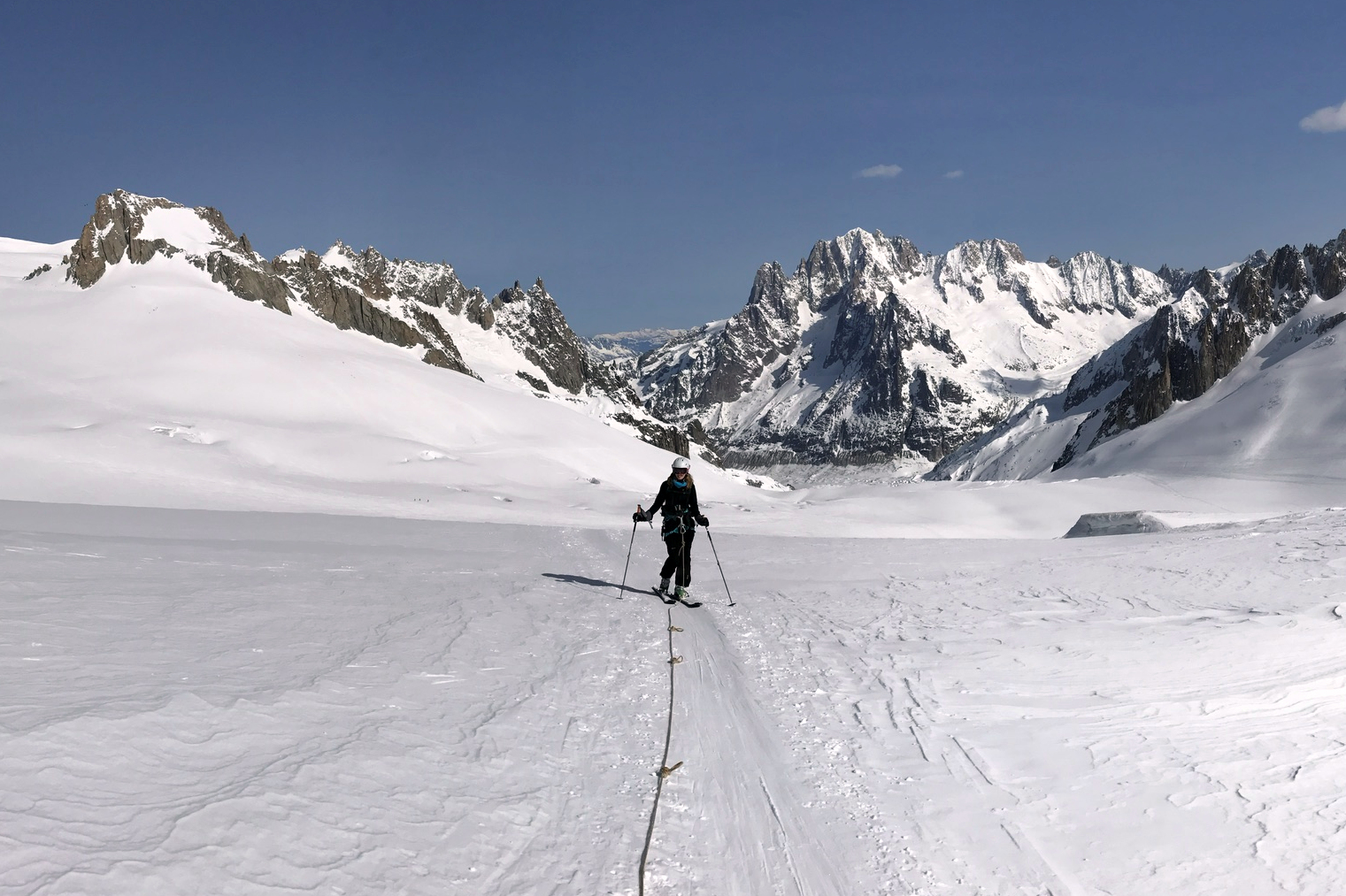 Stage conduite groupe ski rando Chamonix