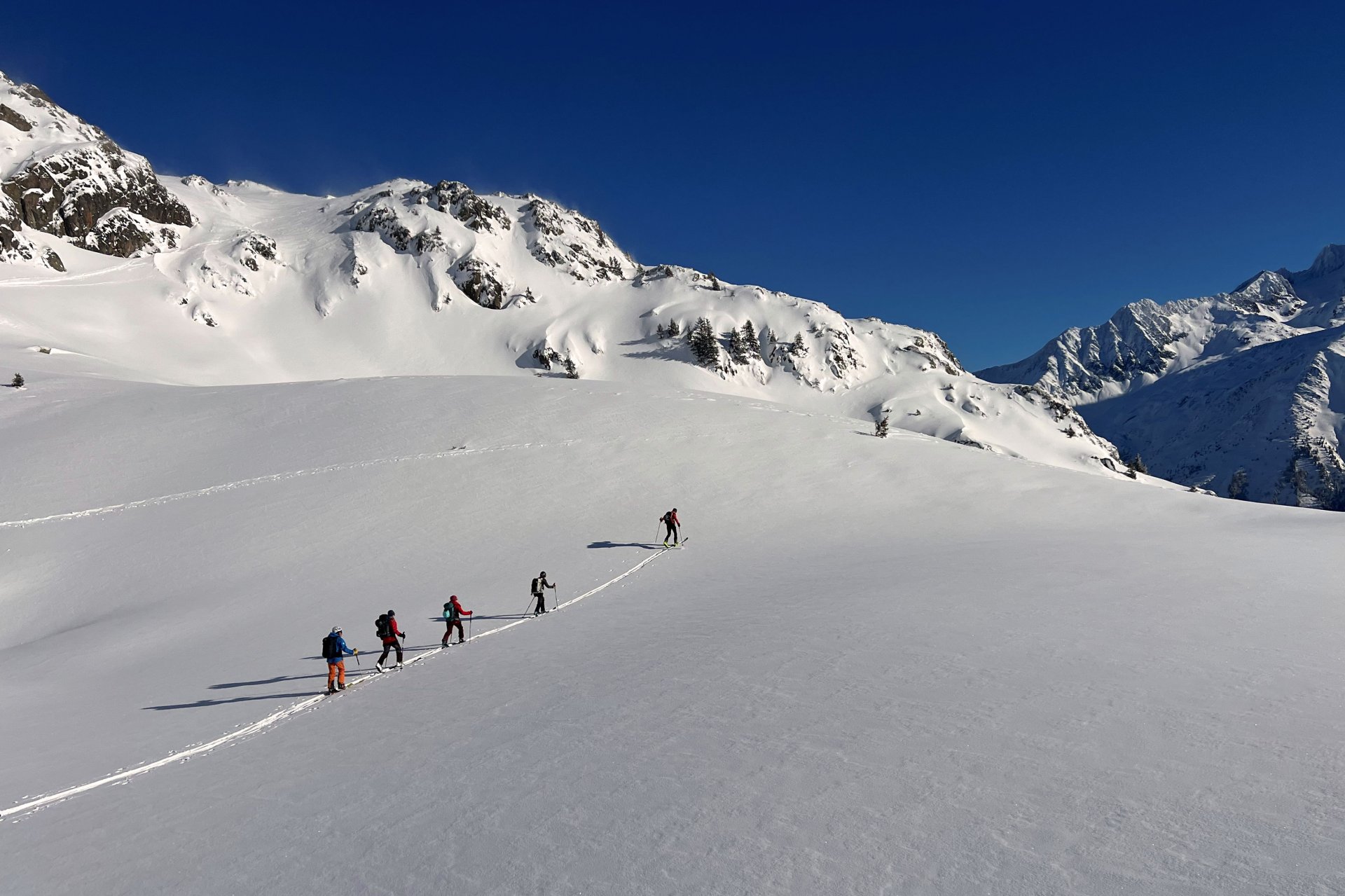 Stage conduite groupe ski rando Chamonix
