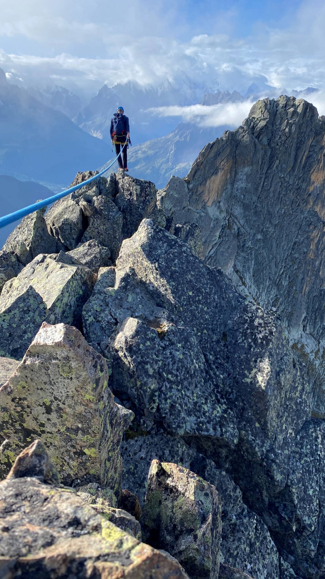 Traversée des Perrons lac d'Emosson Suisse