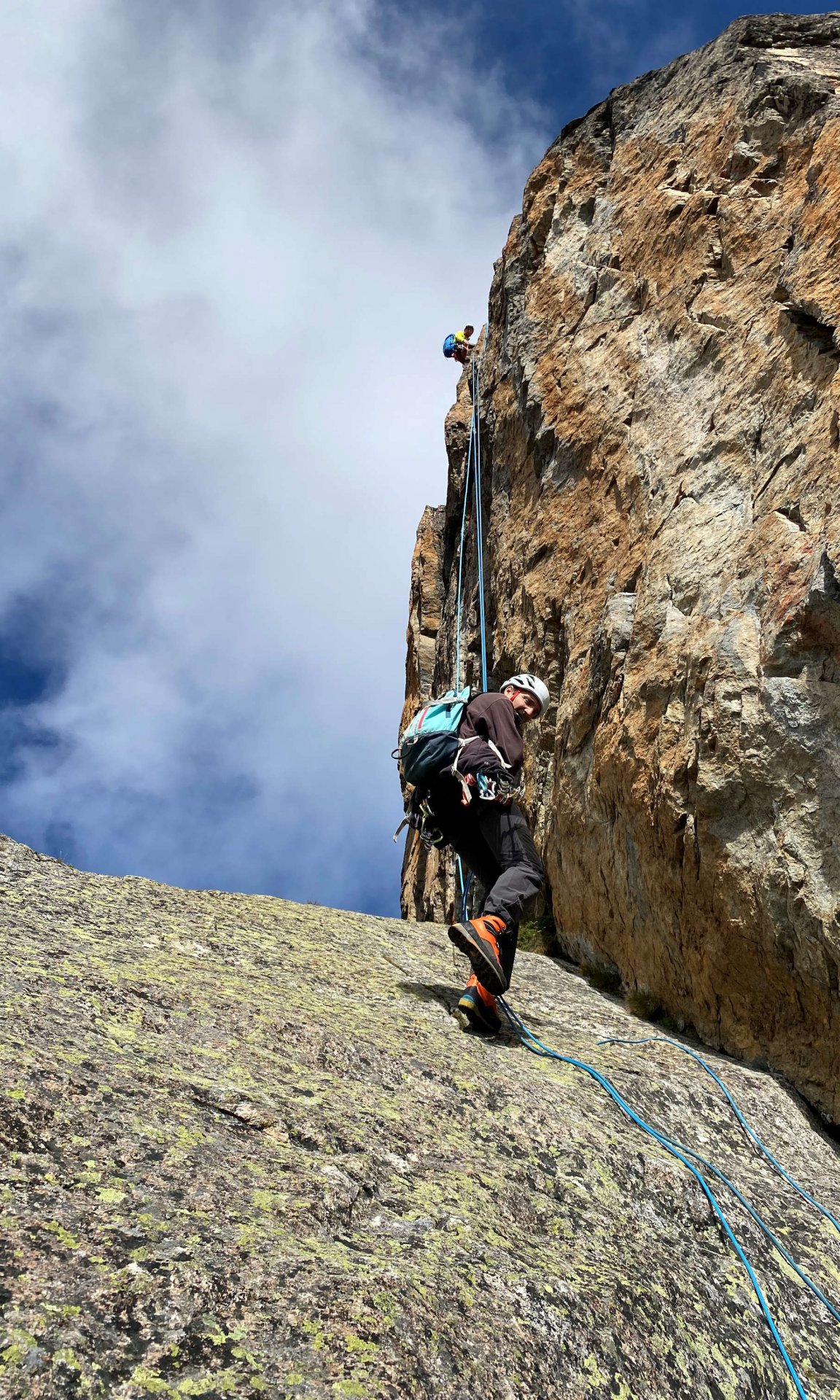 Traversée des Perrons lac d'Emosson Suisse