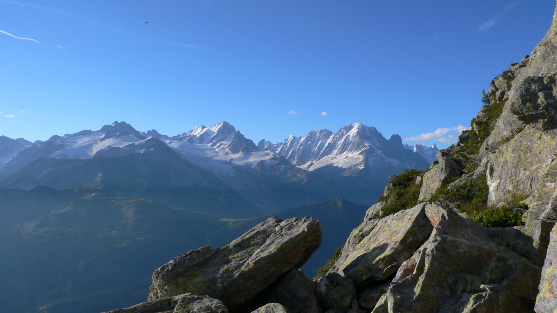 Traversée des Perrons lac d'Emosson Suisse