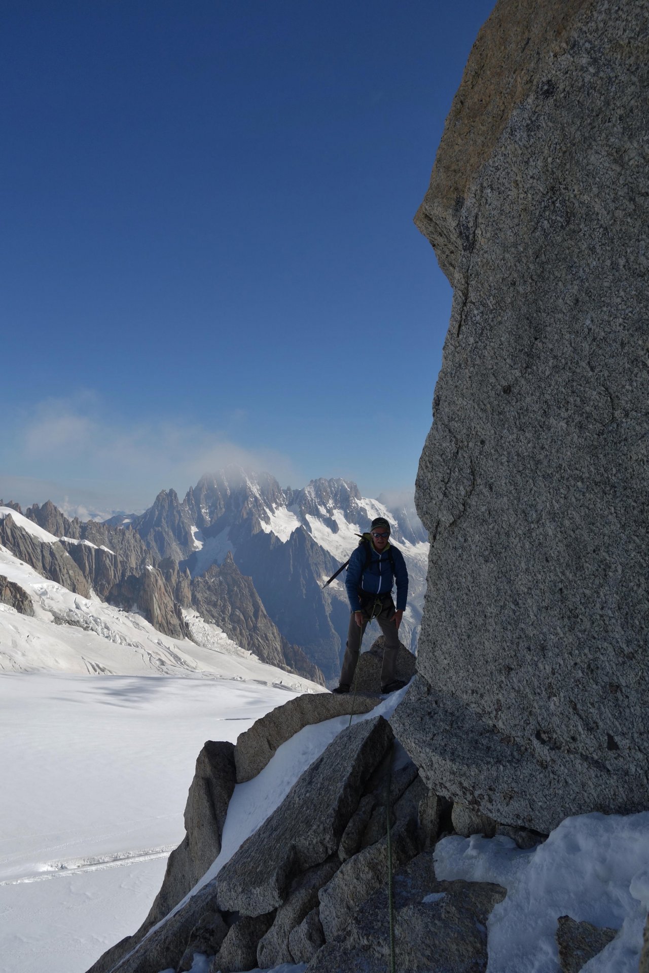 Traversée des Pointes Lachenal Chamonix Mont Blanc 
