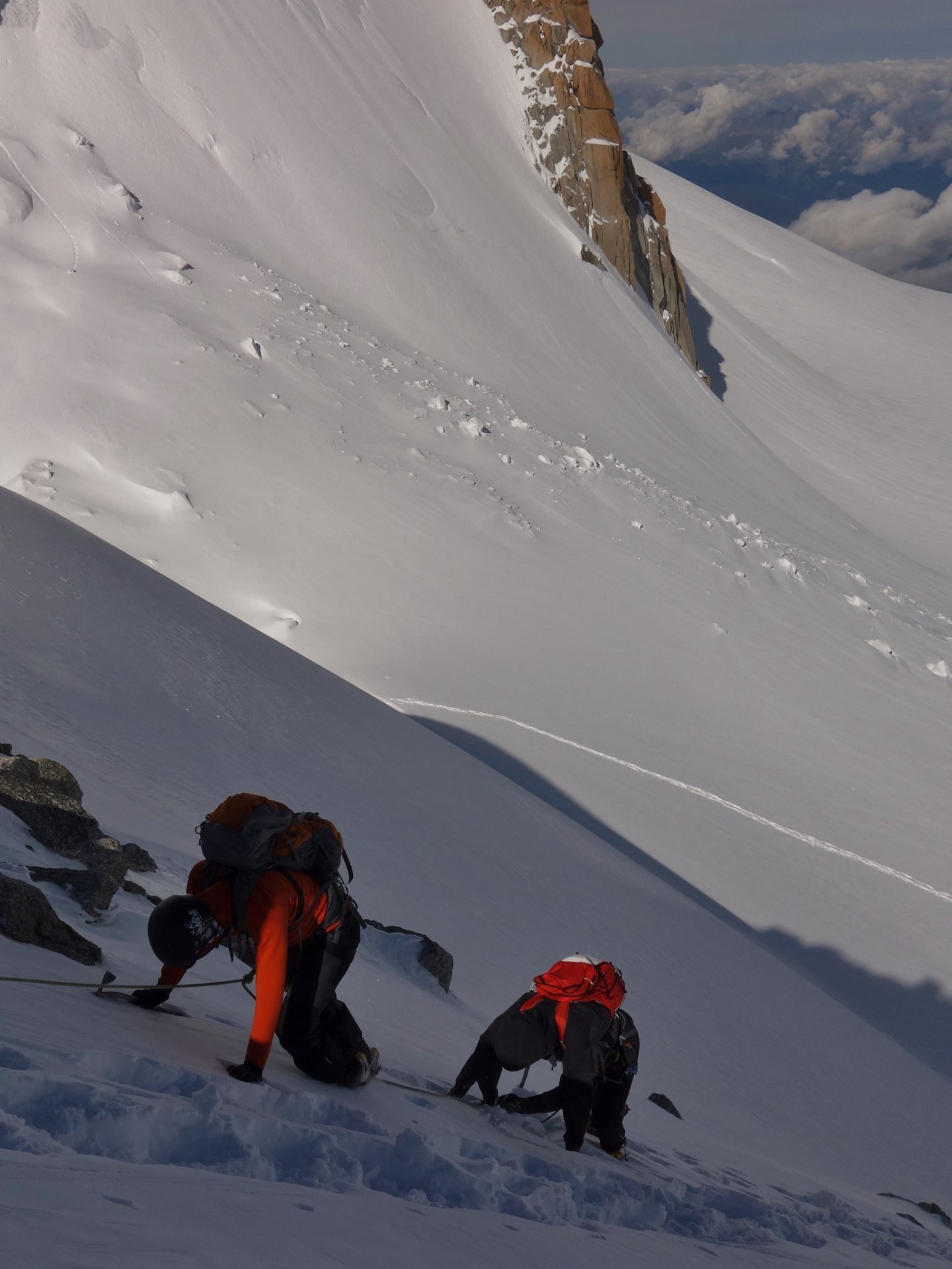 Traversée des Pointes Lachenal Chamonix Mont Blanc 