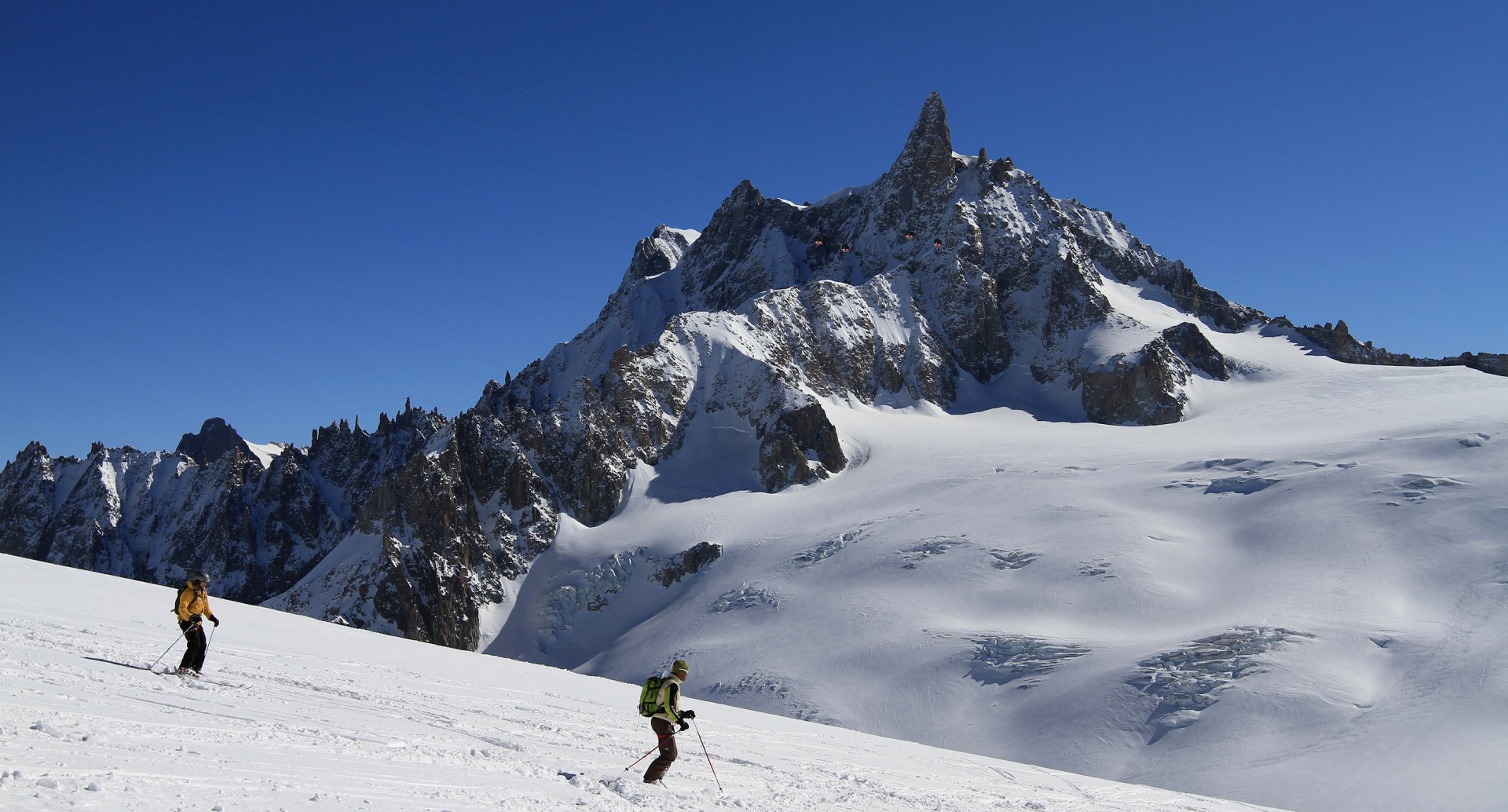 Vallée blanche à ski