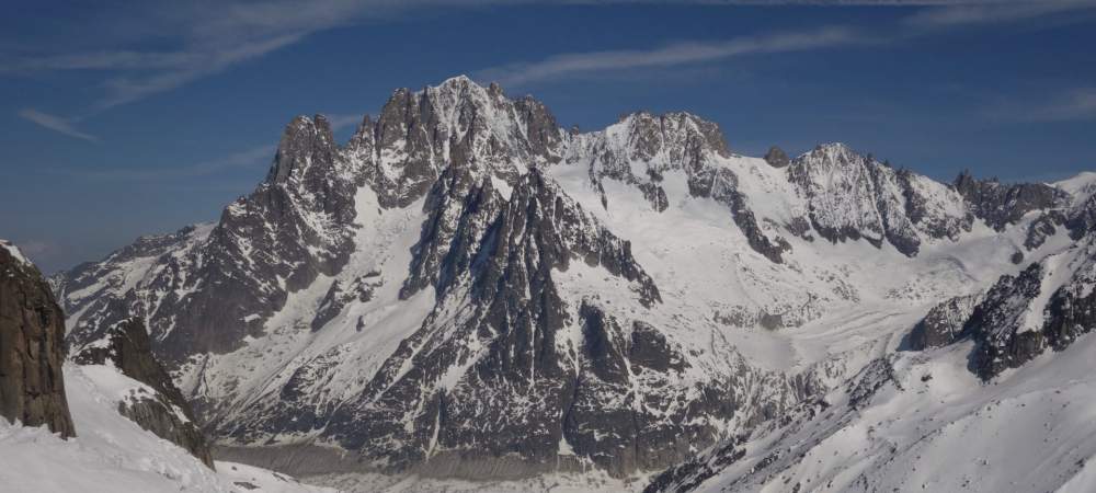 Raid à skis dans la Vallée Blanche - ski de randonnée