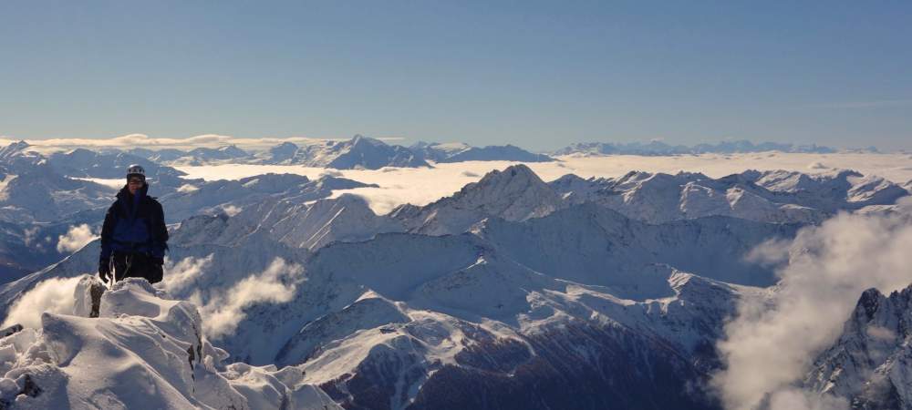 stage Alpinisme hivernal aux Marbrées dans le Massif du Mont Blanc