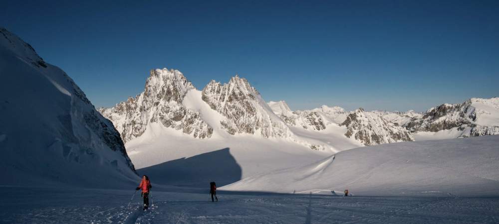 Haute route verbier zermatt à ski de randonnée, Col de Valpelline