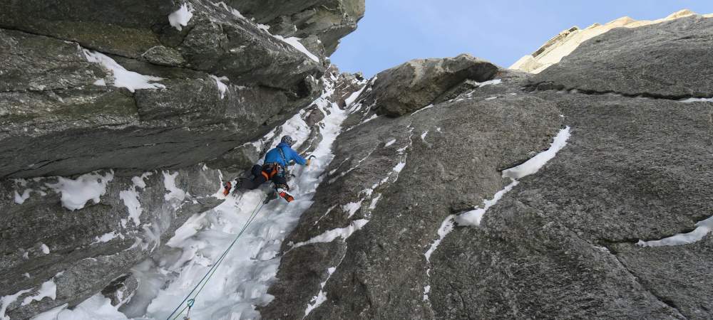 Goulotte Chamonix Mont Blanc Tacul