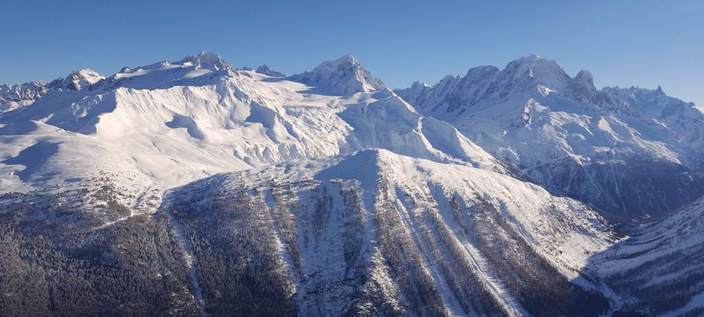 Randonnée Raquettes a Vallorcine, refuge de la Loriaz