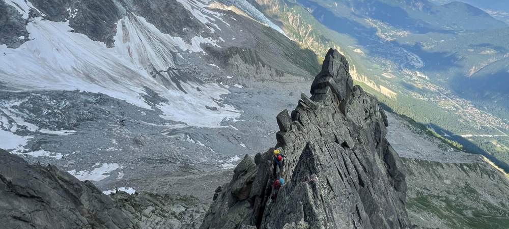 Ascension aiguille du Peigne