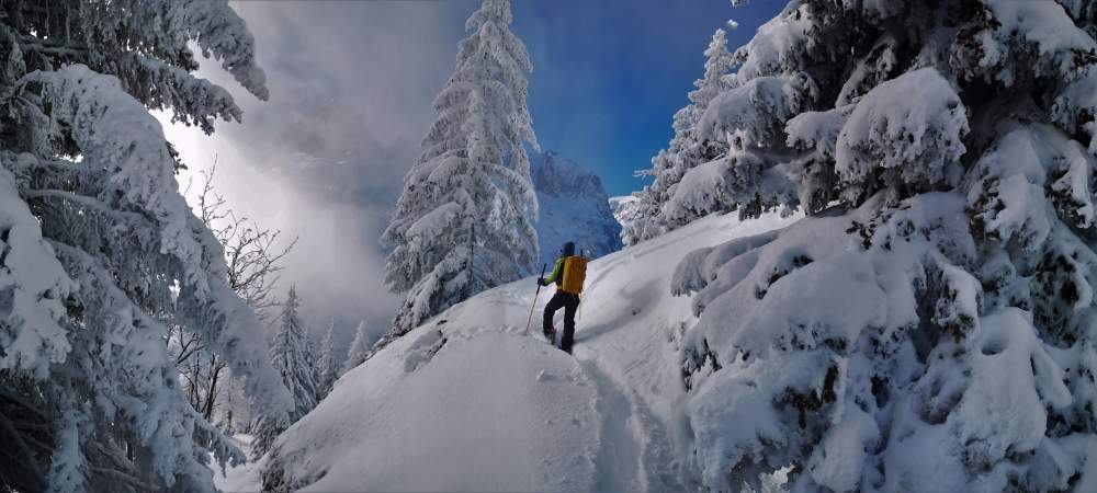 Raquettes Chamonix guides hiver