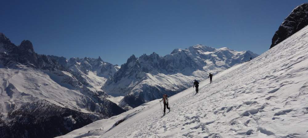 Ski de randonnée Chamonix, Col de l'Encrenaz
