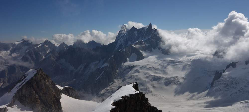 Traversée des Pointes Lachenal Chamonix Mont Blanc 