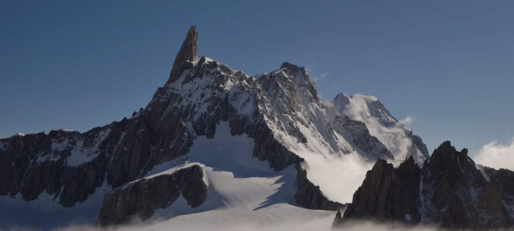 Les Aiguilles Marbrées et la Dent du Géant