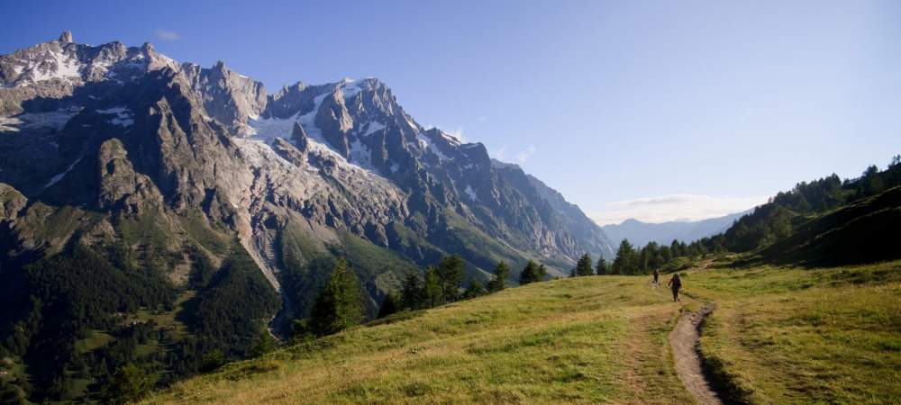 randonnée tour du mont blanc, val ferret italie,