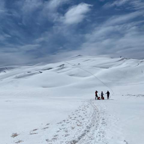 Randonnée sur glacier avec Sylviane Tavernier