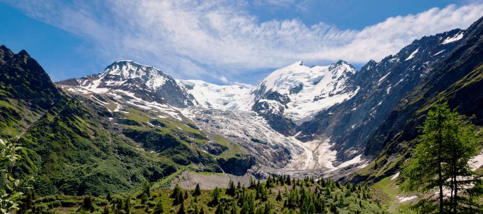 Randonnée tour du mont blanc, Chalet de Tricot Glacier de Bionnassay