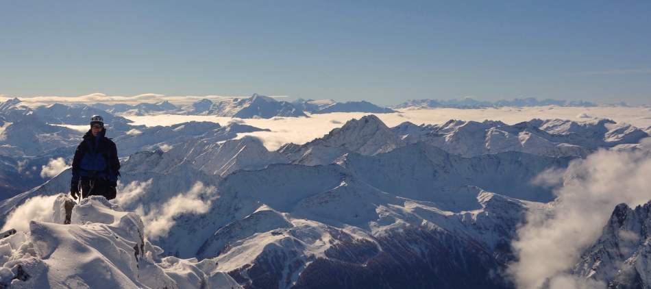 stage Alpinisme hivernal aux Marbrées dans le Massif du Mont Blanc