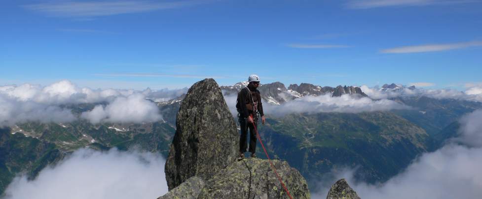 Aiguille du Peigne Chamonix arête des Papillons