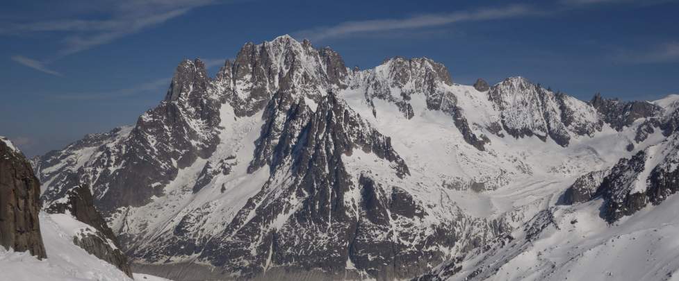 Raid à skis dans la Vallée Blanche - ski de randonnée