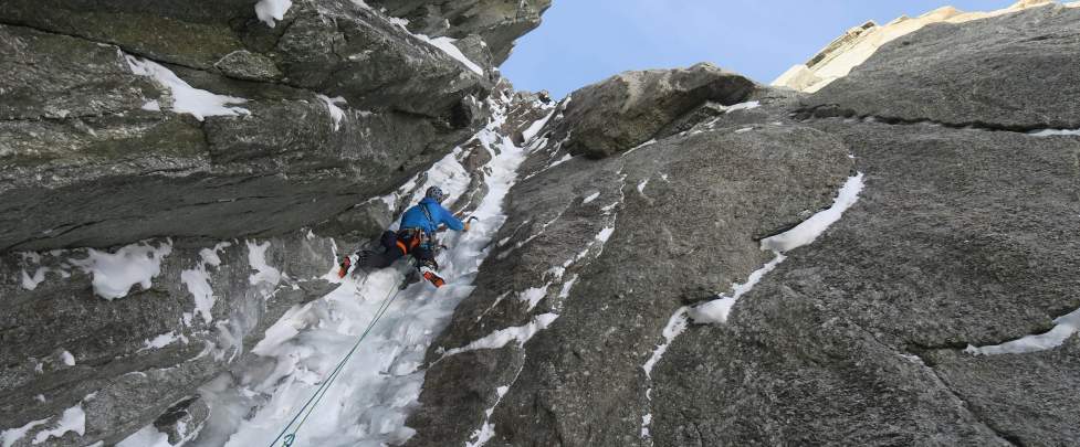Goulotte Chamonix Mont Blanc Tacul