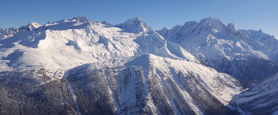 RAQUETTES - LES MONTAGNES DE VALLORCINE