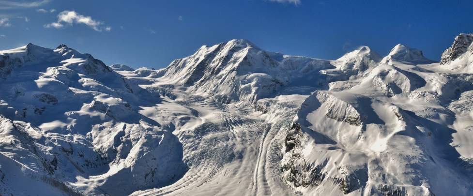 Raid à ski Massif du Mont Rose, le Glacier de Grenz
