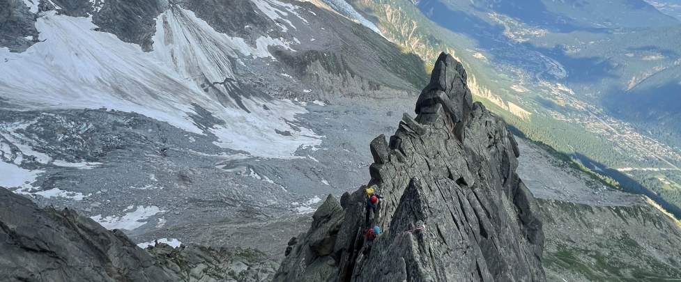 Ascension aiguille du Peigne