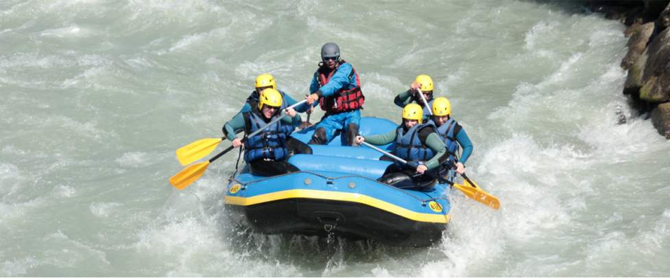 Rafting on the Arve